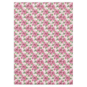 Chic Pink Poinsettia Bloemen Kerstmis Tafelkleed (Voorkant)