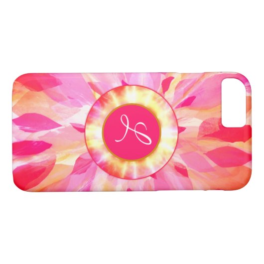Chic Pink Radiance iPhone iPad-draagtas Case-Mate iPhone Case (Achterkant (Horizontaal))