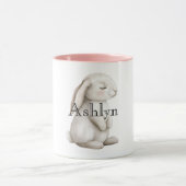 Chic Pink Schattige Bunny Mok (Midden)