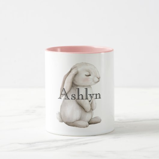 Chic Pink Schattige Bunny Mok (Midden)