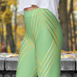 Chic Pistache Groene Diamanten Patroon Leggings<br><div class="desc">Ace Your Look: Schud je stijl op met deze leggings met een speelkaartthema! Met gedurfde, ingewikkelde design voegen ze een speelse maar verfijnde twist toe aan je casual draag. Comfortabel en chique, deze leggings zijn de perfecte combinatie van stijl en geluk. Wacht niet – pak je paar vandaag en speel...</div>