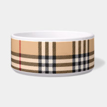 Chic Plaid Warm Tan Base Wit Zwart Bruin Tartan