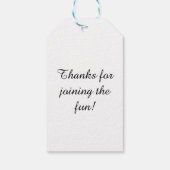 Chic Playful Energy Dalmatian Spot Pattern Cadeaulabel (Achterkant)