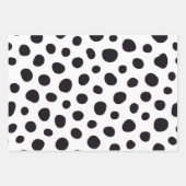 Chic Playful Energy Dalmatian Spot Pattern Inpakpapier Vel (Voorkant)