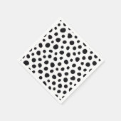 Chic Playful Energy Dalmatian Spot Pattern Servet (Hoek)