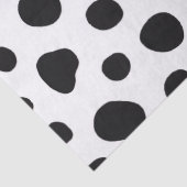 Chic Playful Energy Dalmatian Spot Pattern Tissuepapier (Detail)