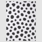 Chic Playful Energy Dalmatian Spot Pattern Tissuepapier (Voorkant)