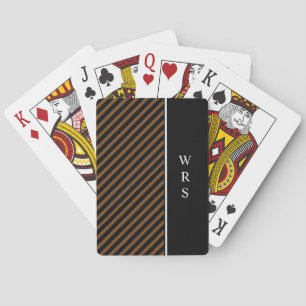 CHIC PLAYING CARDS_STRIPES//MONOGRAM DIY SPEELKAARTEN