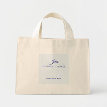 Chic Poederblauw Minimalistisch Script Toekomstige