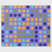Chic Polka Dot Mosaic Pattern #6 Cadeaupapier (Vlak)