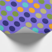 Chic Polka Dot Mosaic Pattern #6 Cadeaupapier (Hoek)