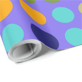 Chic Polka Dot Mosaic Pattern #6 Cadeaupapier (Rol Hoek)