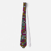 Chic Polka Dot Mosaic Pattern #8 Stropdas (Voorkant)