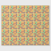 Chic Polka Dot Mosaic Pattern #9 Cadeaupapier (Vlak)
