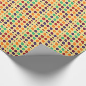 Chic Polka Dot Mosaic Pattern #9 Cadeaupapier (Hoek)