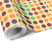 Chic Polka Dot Mosaic Pattern #9 Cadeaupapier (Rol Hoek)