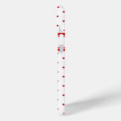 Chic Polka Dot Red White Pattern Case-Mate iPhone Case (Achterkant / Links)