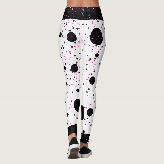 Chic Polka Dot Style Leggings (Achterkant)