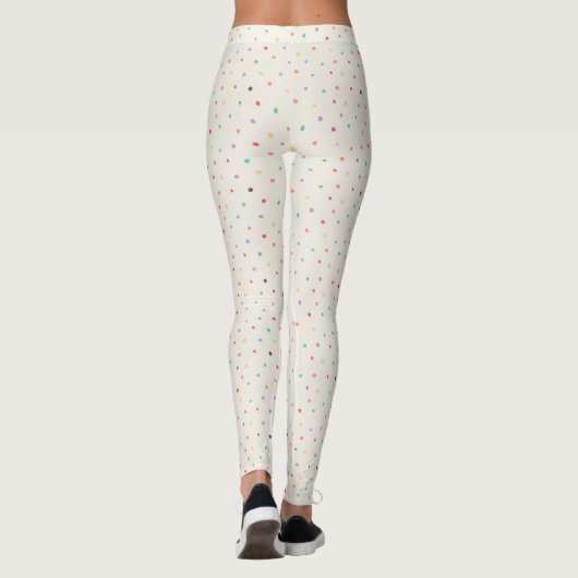 Chic Polka Dot Vrouwen Leggings (Achterkant)