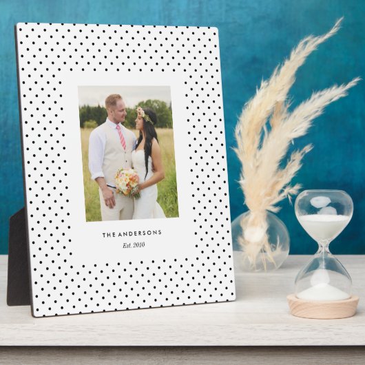 Chic Polka Dots Fotoplaat (Zijkant)