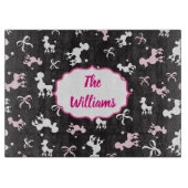 Chic Poodle Passion Snijplank (Voorkant)