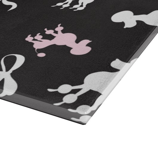 Chic Poodle Passion Snijplank (Hoek)