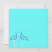 Chic Pool Party Splash Kaart (Achterkant)