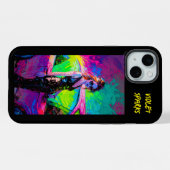 Chic Pop Art Anime Vrouw met Auto iPhone case iPhone Hoesje (Achterkant horizontaal)