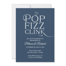 Chic Pop Fizz Clink Engagement Party