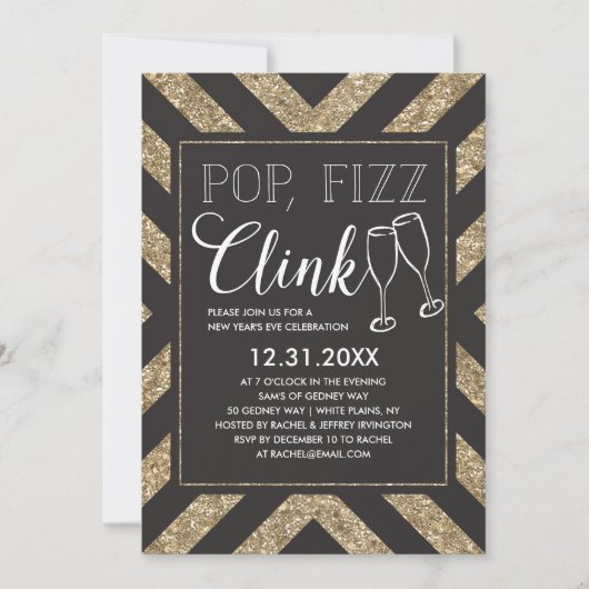 Chic Pop Fizz Clink Kaart (Voorkant)