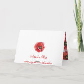 Chic Poppy Thinking of You Kaart (Achterkant)