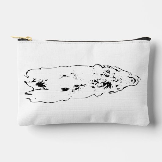 Chic pouch, golden poise etui (Voorkant)