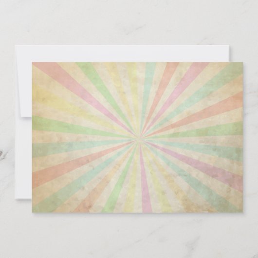 Chic Princess First Birthday Invitations Kaart (Achterkant)