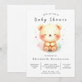 Chic Printable Beer Baby shower Kaart (Voorkant / Achterkant)