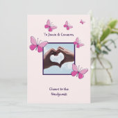 Chic Proost op de Passen getrouwd Gefeliciteerd Ka Kaart (Staand voorkant)