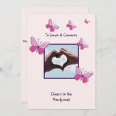 Chic Proost op de Passen getrouwd Gefeliciteerd Ka Kaart (Voorkant / Achterkant)