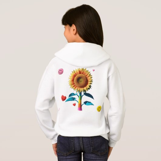 Chic Pullover Hoodie voor Meisjes (Achterkant volledig)