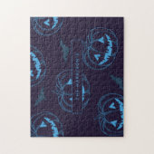 Chic Pumpkins Bats Halloween Name Legpuzzel (Verticaal)