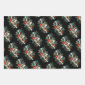 Chic Puppy Joy Christmas Holiday Inpakpapier Vel (Voorkant 3)