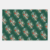 Chic Puppy Joy Christmas Holiday Inpakpapier Vel (Voorkant 2)