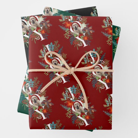 Chic Puppy Joy Christmas Holiday Inpakpapier Vel (In situ)