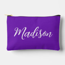 Chic Purple Name in Handwritten Script Custom Etui