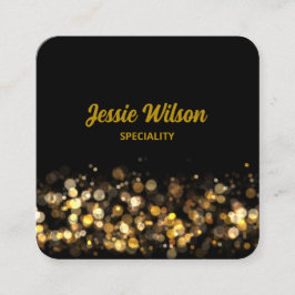 Chic QR Code licht glitter bling professional Vierkante Visitekaartje