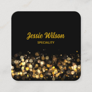 Chic QR Code licht glitter bling professional Vierkante Visitekaartje