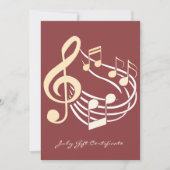 Chic QR Code Services Opmerking juli Cadeaubon (Voorkant)