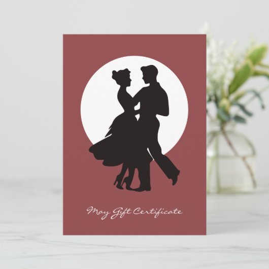 Chic QR Code Services Opmerking Kan Cadeaubon Kope (Staand voorkant)