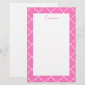 Chic Quatrefoil - Aangepaste artikelen (Voorkant / Achterkant)