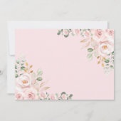 Chic Quinceañera 15e verjaardag Hartelijk dank Kaart (Achterkant)