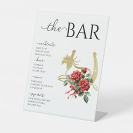 Chic Race Paard Derby & Drink Party Ruitersport Ba Reclamebord Met Voetstuk