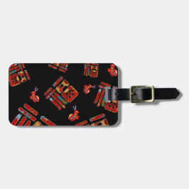 Chic Rainbow 福 Blessings Rabbit Lunar Year Gift Bagagelabel